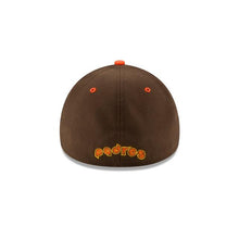 Load image into Gallery viewer, San Diego Padres New Era MLB 39THIRTY 3930 Flexfit Cap Hat Yellow/Brown Crown Brown Visor Brown/Orange Logo