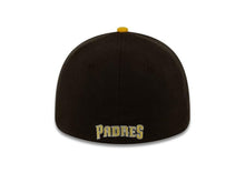 Load image into Gallery viewer, San Diego Padres New Era MLB 39THIRTY 3930 Flexfit Cap Hat White/Navy Crown Navy Visor Navy Logo