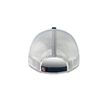 Load image into Gallery viewer, San Diego Padres New Era MLB 9FORTY 940 Adjustable Trucker Mesh Cap Hat Navy Denim/White Crown Whtie/Orange Logo