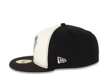 Load image into Gallery viewer, San Diego Padres New Era MLB 59FIFTY 5950 Fitted Cap Hat Chrome White/Black Crown Black Visor Pink/Metallic Black Pearl Logo 40th Anniversary Side Patch Pink UV