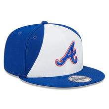 Load image into Gallery viewer, Atlanta BRAVES New Era MLB 59FIFTY 5950 Fitted Cap Hat White/Royal Blue Crown Royal Blue Visor Royal Blue/Red Logo