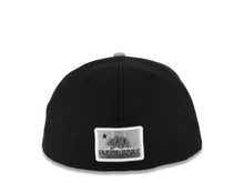 Load image into Gallery viewer, CALI CALIfornia New Era 59FIFTY 5950 Fitted Cap Hat Black Crown Gray Visor CALI Script Logo with Map