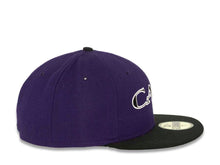 Load image into Gallery viewer, CALI CALIfornia New Era 59FIFTY 5950 Fitted Cap Hat Purple Crown Black Visor Black/White CALI Script Logo with Map