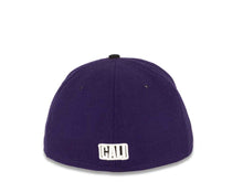 Load image into Gallery viewer, CALI CALIfornia New Era 59FIFTY 5950 Fitted Cap Hat Purple Crown Black Visor Black/White CALI Script Logo with Map