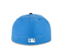 Load image into Gallery viewer, Los Angeles Dodgers New Era MLB 59FIFTY 5950 Fitted Cap Hat Airforce Light Blue Crown Black Visor Black/White Logo