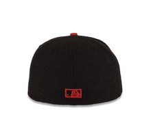 Load image into Gallery viewer, Chicago Cubs New Era MLB 59FIFTY 5950 Fitted Cap Hat Black Crown Red Visor Red/Black Cooperstown Logo