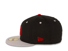 Load image into Gallery viewer, New York Yankees New Era MLB 59FIFTY 5950 Fitted Cap Hat Black Crown Gray Visor Red/Gray Logo