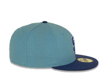 Load image into Gallery viewer, San Diego Padres New Era MLB 59FIFTY 5950 Fitted Cap Hat Blue Crown Royal Blue Visor Blue/White Logo