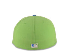 Load image into Gallery viewer, Los Angeles Dodgers New Era MLB 59FIFTY 5950 Fitted Cap Hat Lime Green Crown Blue Visor Blue/White Logo