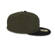 Load image into Gallery viewer, San Diego Padres New Era MLB 59FIFTY 5950 Fitted Cap Hat Green Crown Black Visor Black/White Logo