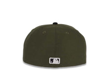 Load image into Gallery viewer, San Diego Padres New Era MLB 59FIFTY 5950 Fitted Cap Hat Green Crown Black Visor Black/White Logo