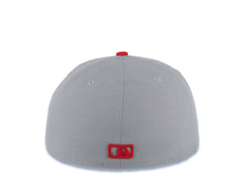 Load image into Gallery viewer, New York Yankees New Era MLB 59FIFTY 5950 Fitted Cap Hat Gray Crown Red Visor Red Logo