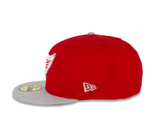 Load image into Gallery viewer, Detroit Red Wings New Era NHL 59FIFTY 5950 Fitted Cap Hat Red Crown Gray Visor Red/Gray Logo