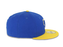 Load image into Gallery viewer, Milwaukee Brewers New Era MLB 59FIFTY 5950 Fitted Cap Hat Royal Blue Crown Yellow Visor Navy/Yellow Logo
