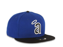 Load image into Gallery viewer, Los Angeles Anaheim Angels New MLB 59FIFTY 5950 Fitted Cap Hat Royal Blue Crown Black Visor Black/White Retro Halo Logo