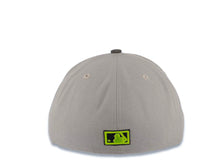 Load image into Gallery viewer, Los Angeles Anaheim Angels New Era MLB 59FIFTY 5950 Fitted Cap Hat Gray Crown Dark Gray Visor Lime Green CA Cooperstown Logo