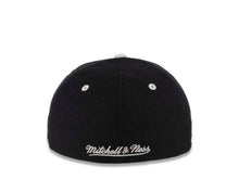 Load image into Gallery viewer, Los Angeles Kings Mitchell & Ness NHL Fitted Cap Hat Black Crown Gray Visor Team Color “Arch” Logo