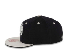 Load image into Gallery viewer, Los Angeles Kings Mitchell & Ness NHL Fitted Cap Hat Black Crown Gray Visor Team Color “Arch” Logo