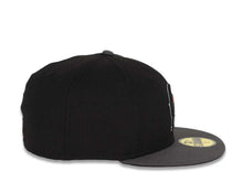Load image into Gallery viewer, Californa Angels New Era MLB 59FIFTY 5950 Fitted Cap Hat Black Crown Dark Gray Visor Black/White/Red Logo