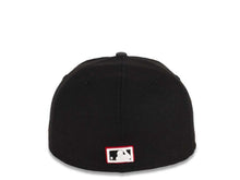Load image into Gallery viewer, Californa Angels New Era MLB 59FIFTY 5950 Fitted Cap Hat Black Crown Dark Gray Visor Black/White/Red Logo