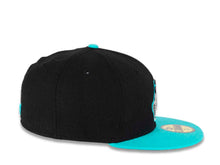 Load image into Gallery viewer, Cleveland Indians New Era MLB 59FIFTY 5950 Fitted Cap Hat Black Crown Blue Visor Gray/Blue Chief Wahoo Logo