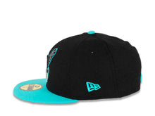 Load image into Gallery viewer, Cleveland Indians New Era MLB 59FIFTY 5950 Fitted Cap Hat Black Crown Blue Visor Gray/Blue Chief Wahoo Logo