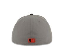 Load image into Gallery viewer, San Diego Padres New Era MLB 59FIFTY 5950 Fitted Cap Hat Gray Crown Black Visor Red/Black Logo