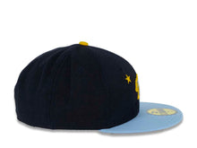 Load image into Gallery viewer, California Republic New Era 59FIFTY 5950 Fitted Cap Hat Navy Crown Sky Blue Visor Sky Blue/Yellow Logo