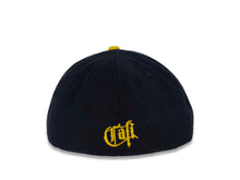 Load image into Gallery viewer, California Republic New Era 59FIFTY 5950 Fitted Cap Hat Navy Crown Sky Blue Visor Sky Blue/Yellow Logo