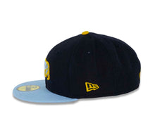 Load image into Gallery viewer, California Republic New Era 59FIFTY 5950 Fitted Cap Hat Navy Crown Sky Blue Visor Sky Blue/Yellow Logo