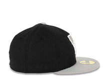 Load image into Gallery viewer, CALI CALIfornia New Era 59FIFTY 5950 Fitted Cap Hat Black Crown Gray Visor Gray/White Bear in State Map Freeway Logo