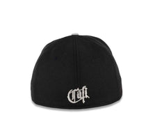 Load image into Gallery viewer, CALI CALIfornia New Era 59FIFTY 5950 Fitted Cap Hat Black Crown Gray Visor Gray/White Bear in State Map Freeway Logo