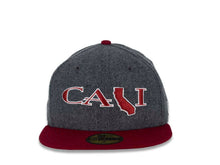 Load image into Gallery viewer, CALI CALIfornia New Era 59FIFTY 5950 Fitted Cap Hat Dark Gray Crown Cardinal Visor Cardinal/White Logo