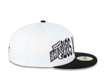 Load image into Gallery viewer, Los Angeles Kings New Era NHL 59FIFTY 5950 Fitted Cap Hat White Crown Black Visor White/Black with Text Logo Big Time