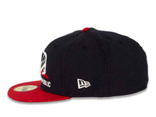 Load image into Gallery viewer, California Republic New Era 59FIFTY 5950 Fitted Cap Hat Navy Crown Red Visor White/Red/Navy Logo Cali Bear
