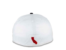 Load image into Gallery viewer, California Republic New Era 59FIFTY 5950 Fitted Cap Hat White Crown Teal Visor Teal/Black/Red Logo