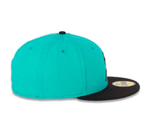Load image into Gallery viewer, Saltillo Saraperos New Era LMB 59FIFTY 5950 Fitted Cap Hat Teal Crown Black Visor Team Color Logo