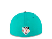 Load image into Gallery viewer, Saltillo Saraperos New Era LMB 59FIFTY 5950 Fitted Cap Hat Teal Crown Black Visor Team Color Logo