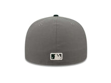 Load image into Gallery viewer, New York Yankees New Era MLB 59FIFTY 5950 Fitted Cap Hat Gray Crown Dark Green Visor White Logo