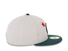 Load image into Gallery viewer, CALI CALIfornia New Era 59FIFTY 5950 Fitted Cap Hat Gray Crown Green Visor Green/Black/Red CA with Star Logo