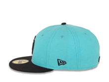 Load image into Gallery viewer, San Diego Padres New Era MLB 59FIFTY 5950 Fitted Cap Hat Blue Crown Black Visor Black Logo