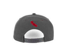 Load image into Gallery viewer, West Coast Bear New Era 9FIFTY 950 Snapback Cap Hat Dark Gray Crown/Visor Brown/Red/White Bear Logo