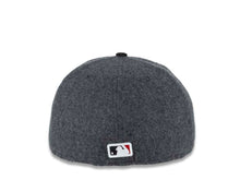 Load image into Gallery viewer, New York Yankees New Era MLB 59FIFTY 5950 Fitted Cap Hat Melton Dark Gray Crown Red Visor White/Black Logo