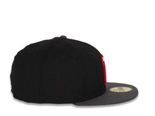 Load image into Gallery viewer, Mexico New Era WBC 59FIFTY 5950 Fitted Cap Hat Black Crown Dark Gray Visor Team Color Logo