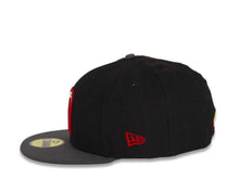 Load image into Gallery viewer, Mexico New Era WBC 59FIFTY 5950 Fitted Cap Hat Black Crown Dark Gray Visor Team Color Logo