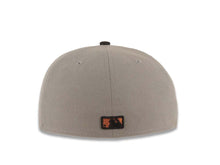 Load image into Gallery viewer, San Diego Padres New Era MLB 59FIFTY 5950 Fitted Cap Hat Gray Crown Black Visor Black/Metallic Gold/Bronze Logo