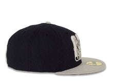 Load image into Gallery viewer, CALI CALIfornia New Era 59FIFTY 5950 Fitted Cap Hat Navy Crown Gray Visor Navy/White/Dark Gray/Red California Flag Inside CALI Block Logo