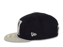 Load image into Gallery viewer, CALI CALIfornia New Era 59FIFTY 5950 Fitted Cap Hat Navy Crown Gray Visor Navy/White/Dark Gray/Red California Flag Inside CALI Block Logo