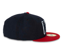 Load image into Gallery viewer, CALI CALIfornia New Era 59FIFTY 5950 Fitted Cap Hat Navy Crown Red Visor White/Navy/Red California Flag Inside CALI Block Logo
