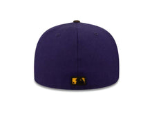 Load image into Gallery viewer, Los Angeles Dodgers New Era MLB 59FIFTY 5950 Fitted Cap Hat Purple Crown Camo Visor Yellow/Black Logo